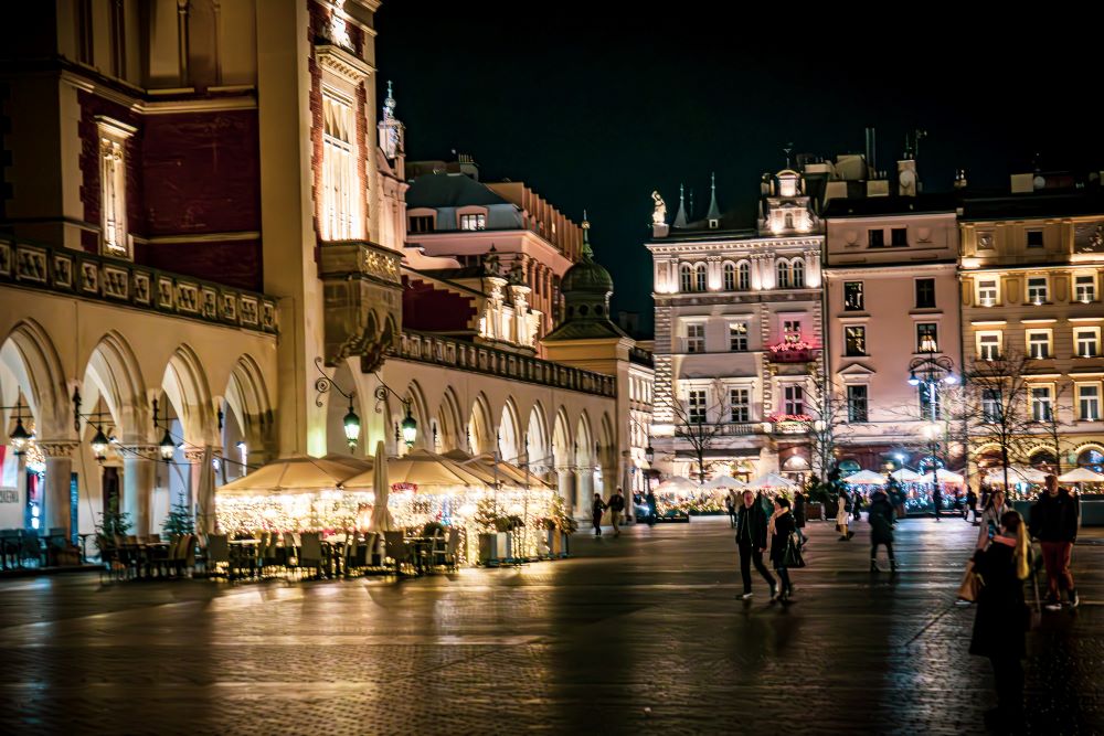 Krakow city centre Poland