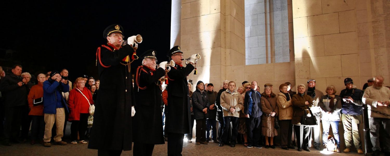 The Last Post Ceremony at the Menin Gate - Ypres