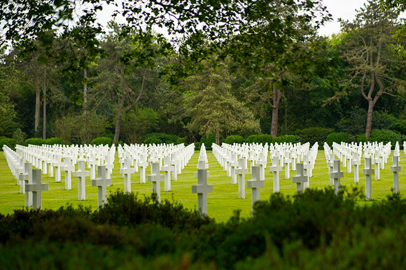 american cemetery in normady