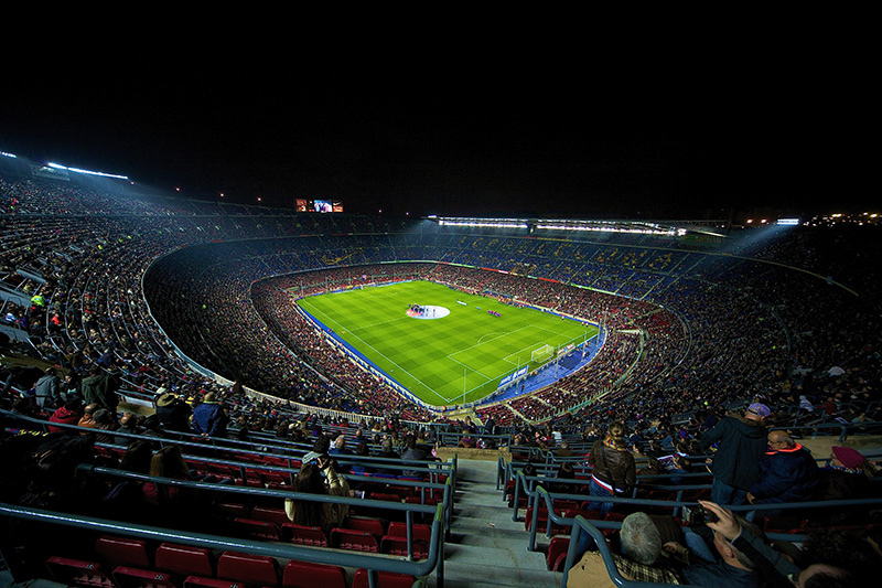 camp nou in barcelona