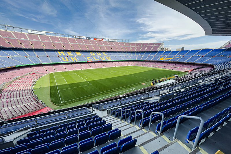 camp nou in barcelona