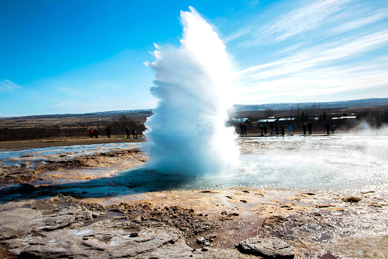 geothermal area in iceland